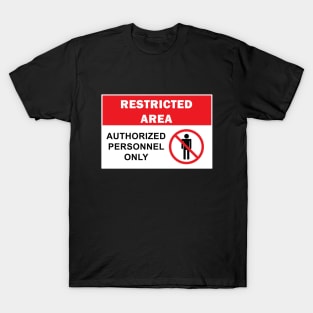 Exclusive Access: Authorized Personnel Only T-Shirt